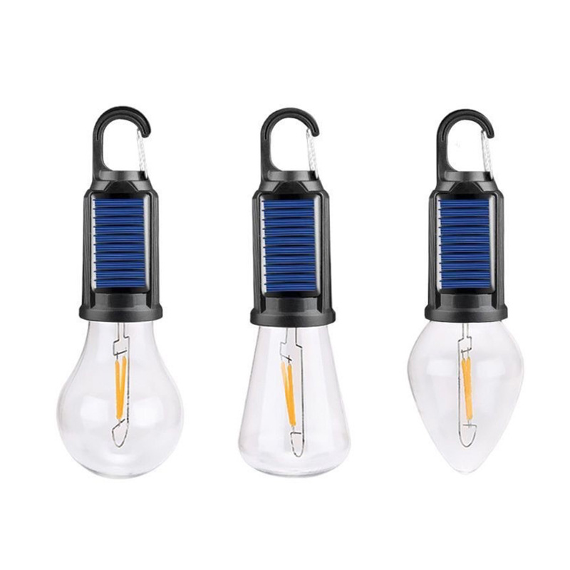 Solar-Powered Portable Camping Lantern Tent Lights USB Rechargeable Led Lamp