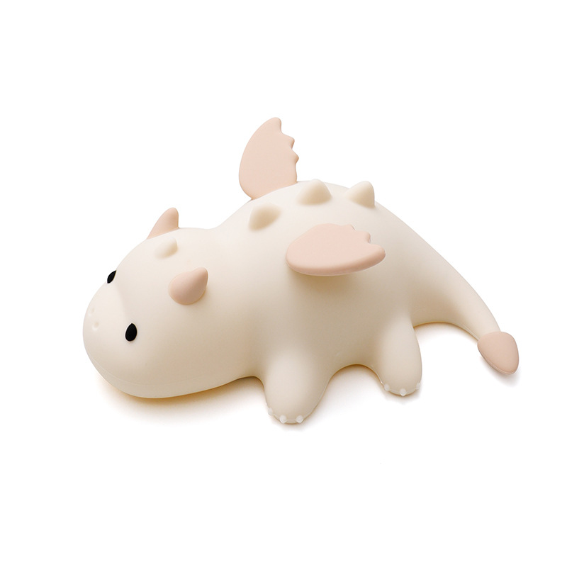 Veilleuse LED en silicone souple en forme de bébé dragon – Cadeau idéal pour les enfants et les filles