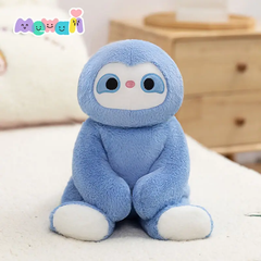 MeWaii® Cute Weighted Stuffed Animals Kawaii Weighted Blue Sloth Plush Toys Pillow Squishy Toy 18 inches