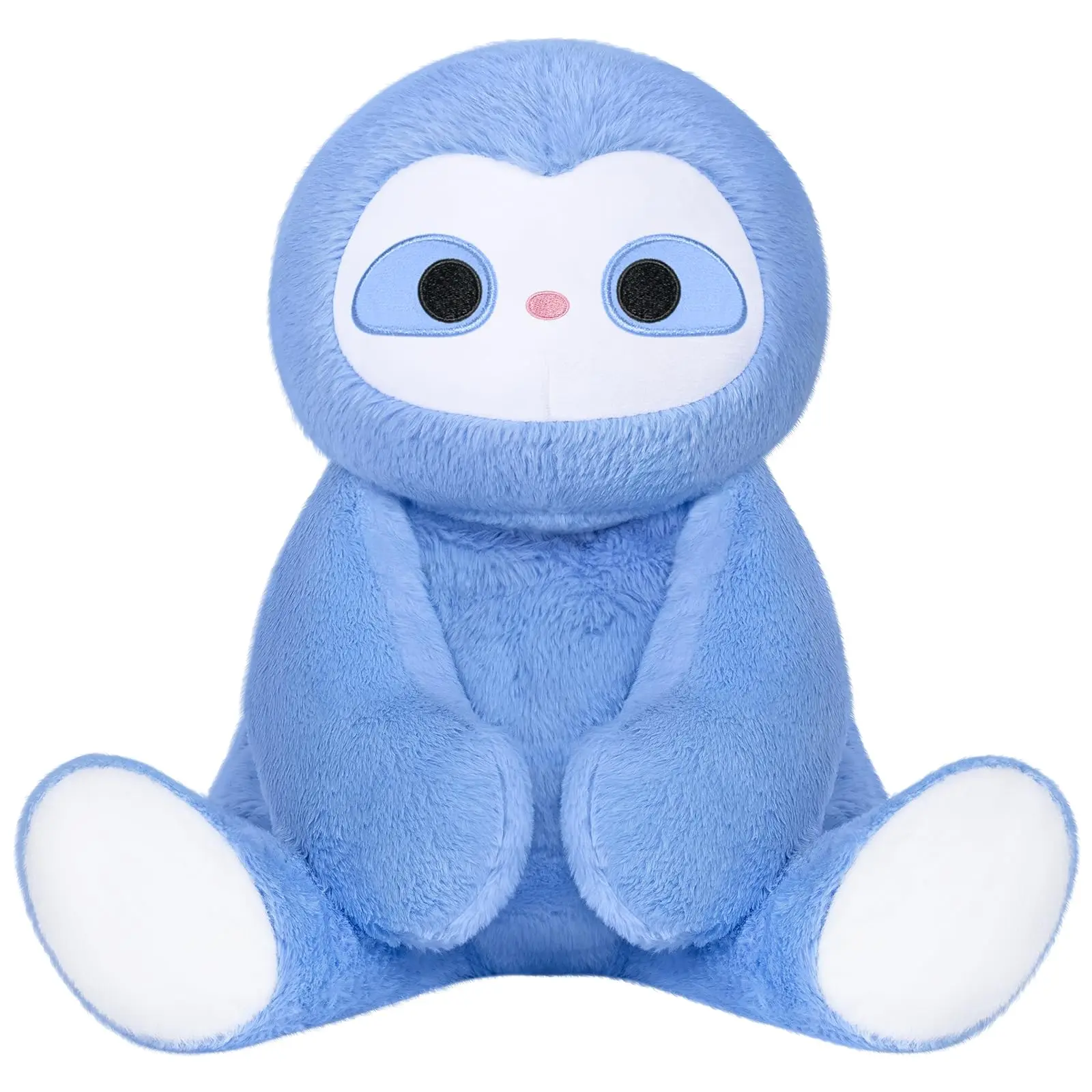 MeWaii® Cute Weighted Stuffed Animals Kawaii Weighted Blue Sloth Plush Toys Pillow Squishy Toy 18 inches