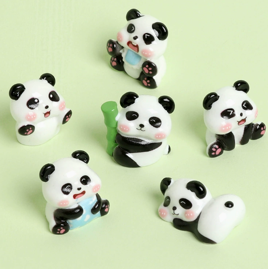 Panda Adorable Light with Miniature Figurine: Perfect Gift & Home Decor