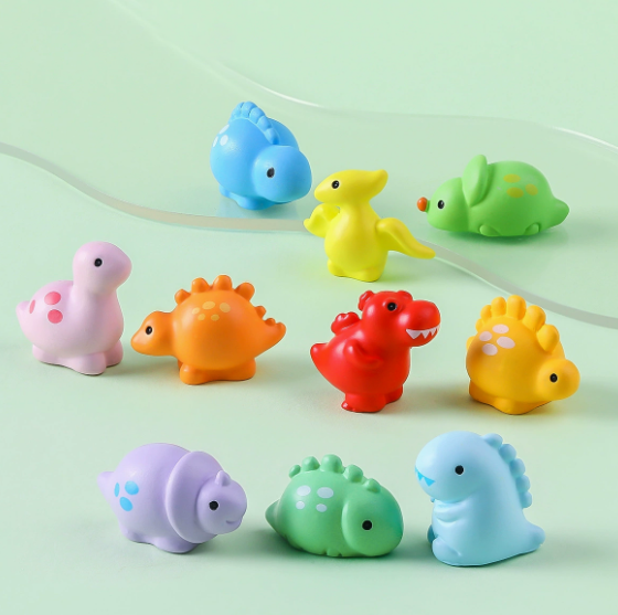 Dinosaur Adorable Light with Miniature Figurine: Perfect Gift & Home Decor