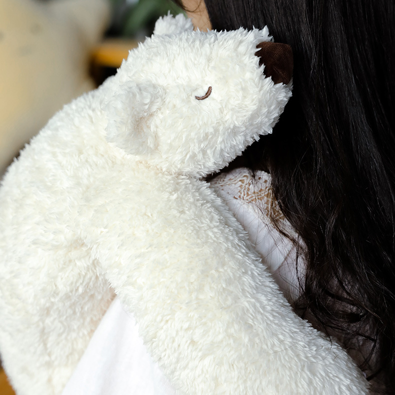 Polar Fleece Bear Weighted Stuffed Animal