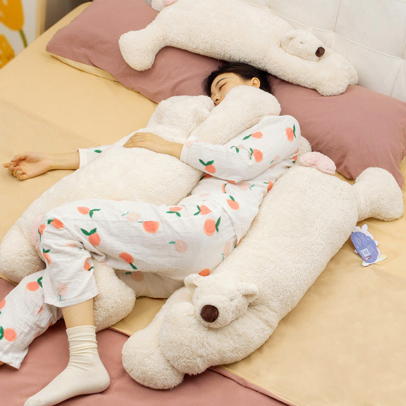 Polar Fleece Bear Weighted Stuffed Animal