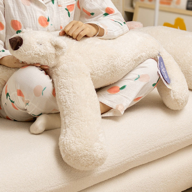 Polar Fleece Bear Weighted Stuffed Animal