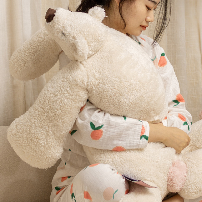 Polar Fleece Bear Weighted Stuffed Animal