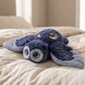 MeWaii® Blue Owl Weighted Stuffed Animal with Microwavable Heating Pad