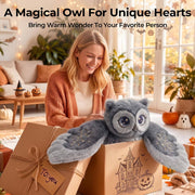 MeWaii® Owl Weighted Stuffed Animal with Microwavable Heating Pad 2026