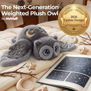 MeWaii® Owl Weighted Stuffed Animal with Microwavable Heating Pad 2026