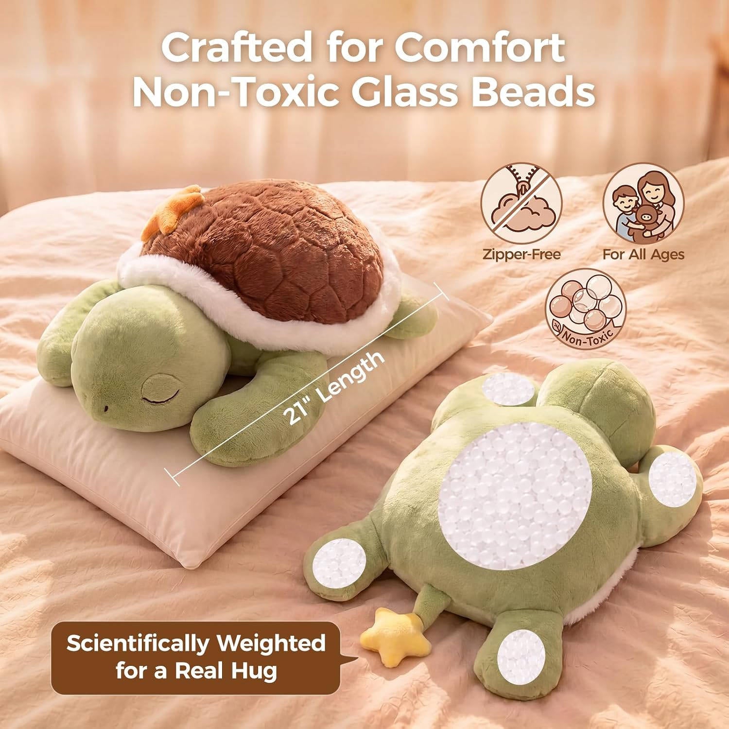 MeWaii® Sea Turtle Weighted Stuffed Animal