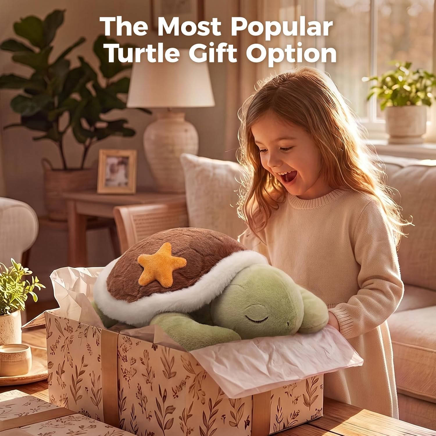 MeWaii® Sea Turtle Weighted Stuffed Animal