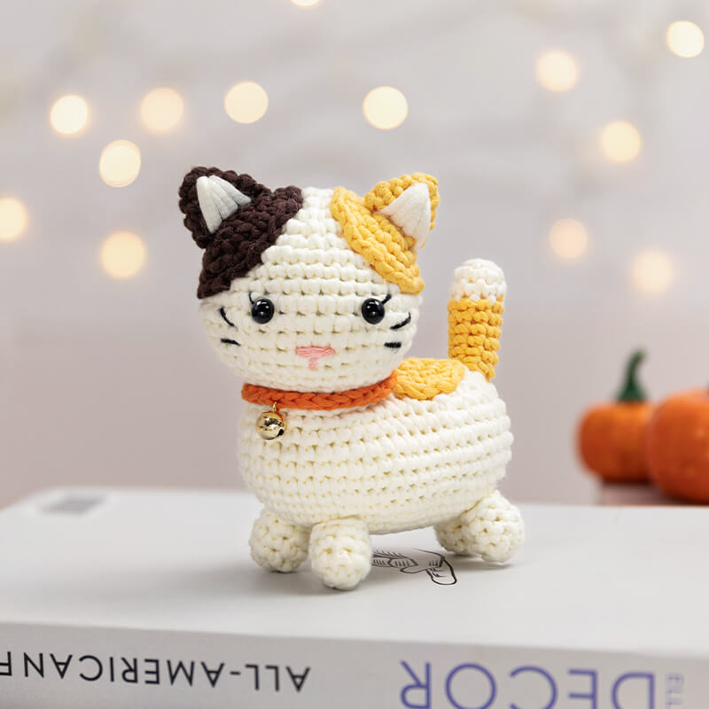MeWaii® Crochet Original Designed Animal Crochet Kit for Beginners with Easy Peasy Yarn