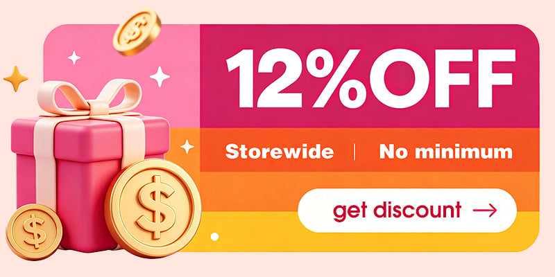 12% off storewide with no minimum