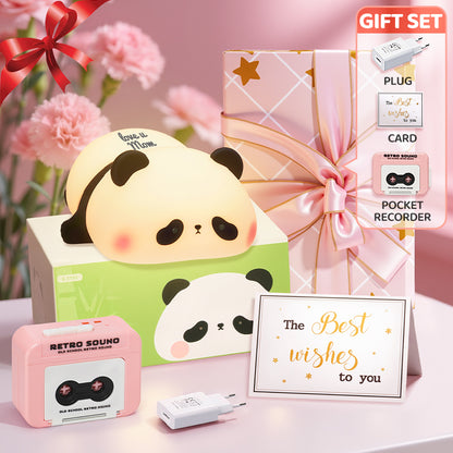 Mother's Day Limited Gift Set Special for every Momy Engraving Squishy Silicone LED Night Light