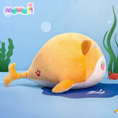 MeWaii® Ocean Series Whale Dog Corgi Stuffed Animal Kawaii Plush Pillow Squishy Toy