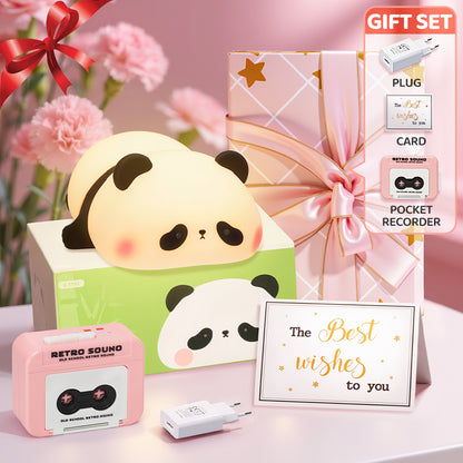 Mother's Day Limited Gift Set Special for every Momy Engraving Squishy Silicone LED Night Light