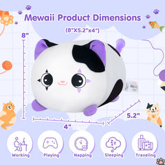 MeWaii® Fluffffy Family Star Cat Stuffed Animal Kawaii Plush Pillow Squishy Toy
