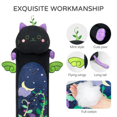 MeWaii® Original Design Devil Mint Cat Stuffed Animal Kawaii Plush Pillow Squishy Toy
