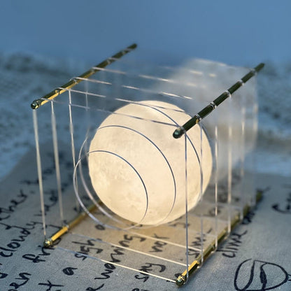 DIY Acrylic Layered Moon Lamp Gift for Bedroom and Living Room