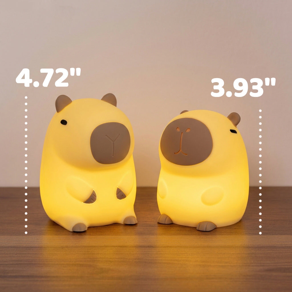 MeWaii® Capybara Squishy Nachtlicht – Perfektes Geschenk 🎁