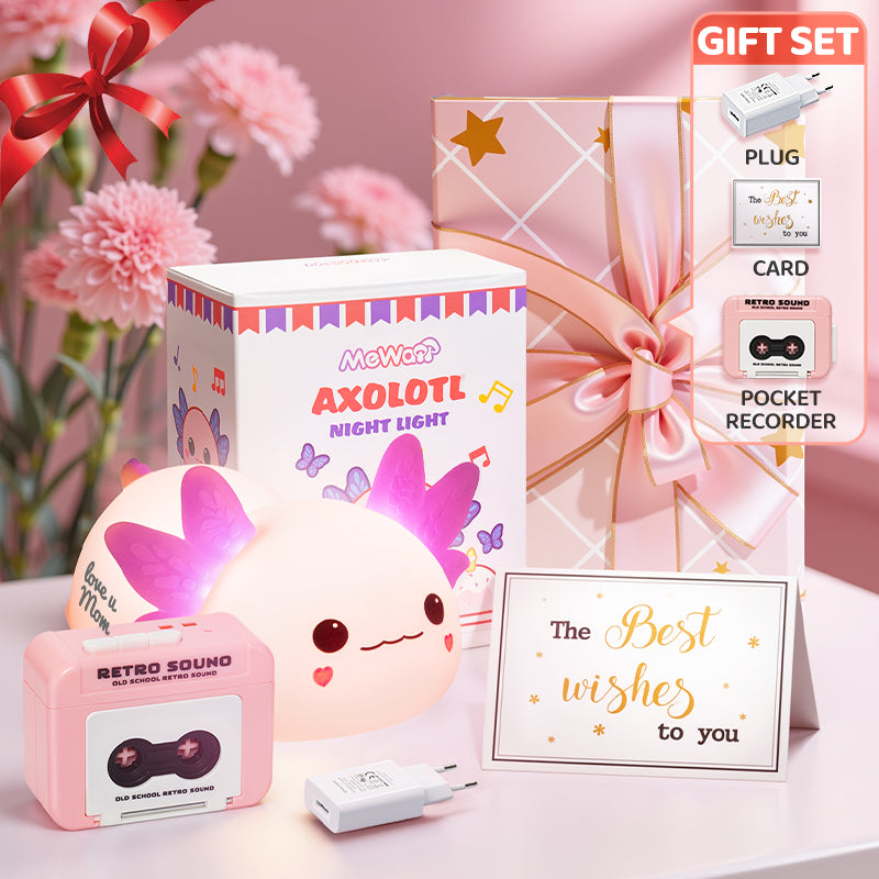 Mother's Day Limited Gift Set Special for every Momy Engraving Squishy Silicone LED Night Light