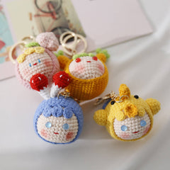 Mewaii® Handmade Crochet Cute Ball Keychain