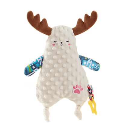 Baby Lovey Security blanket with Teether – Ultra-Soft Polyester Cotton, Safe Chew, Anti-Shed & Washable