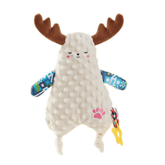 Baby Lovey Security blanket with Teether – Ultra-Soft Polyester Cotton, Safe Chew, Anti-Shed & Washable