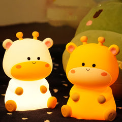 Veilleuse LED en silicone souple en forme de cerf – Cadeau idéal pour les enfants et les filles