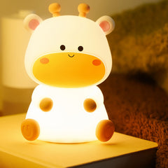 Veilleuse LED en silicone souple en forme de cerf – Cadeau idéal pour les enfants et les filles