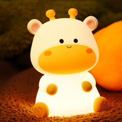 Veilleuse LED en silicone souple en forme de cerf – Cadeau idéal pour les enfants et les filles