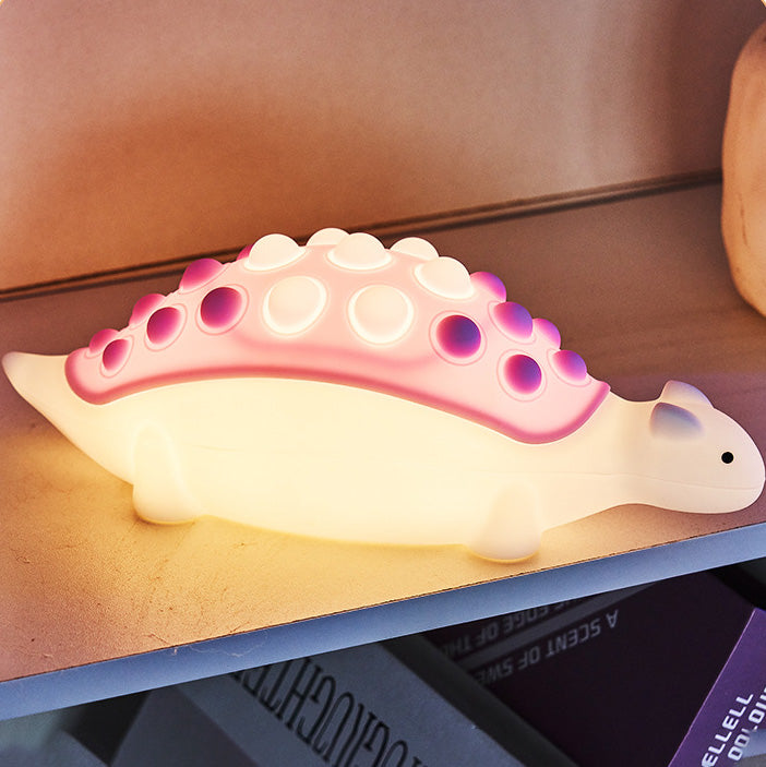 Squishy Silikon-Dinosaurier-LED-Nachtlicht – perfektes Geschenk für Kinder und Mädchen