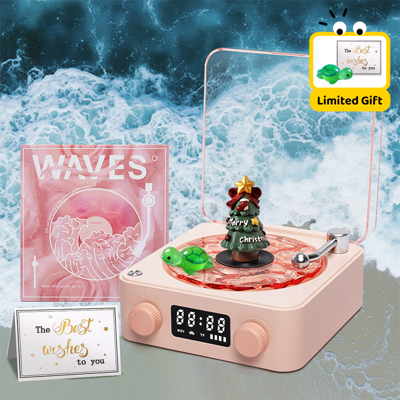 Premium Waves Retro Bluetooth Vinyl Record Player Light 🎁