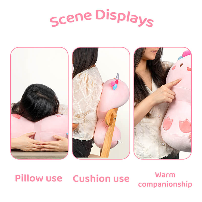 MeWaii® Mushroom Family Axolotl Kawaii Plush Pillow Squish Toy