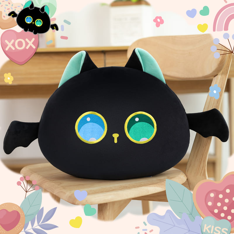 MeWaii®  Throw Pillow Cushion Family Magic Cat Stuffed Animal Kawaii Plush Body Squishy Pillow