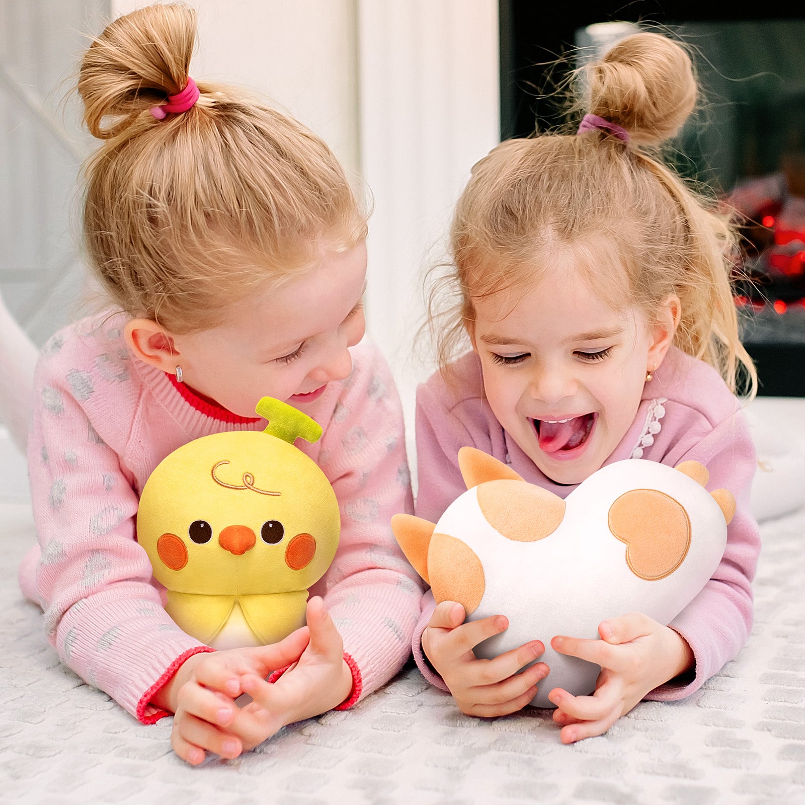 MeWaii® Food Fruit Animals Series Banana Cockatiel Pillow Kawaii Plush Pillow Squish Toy