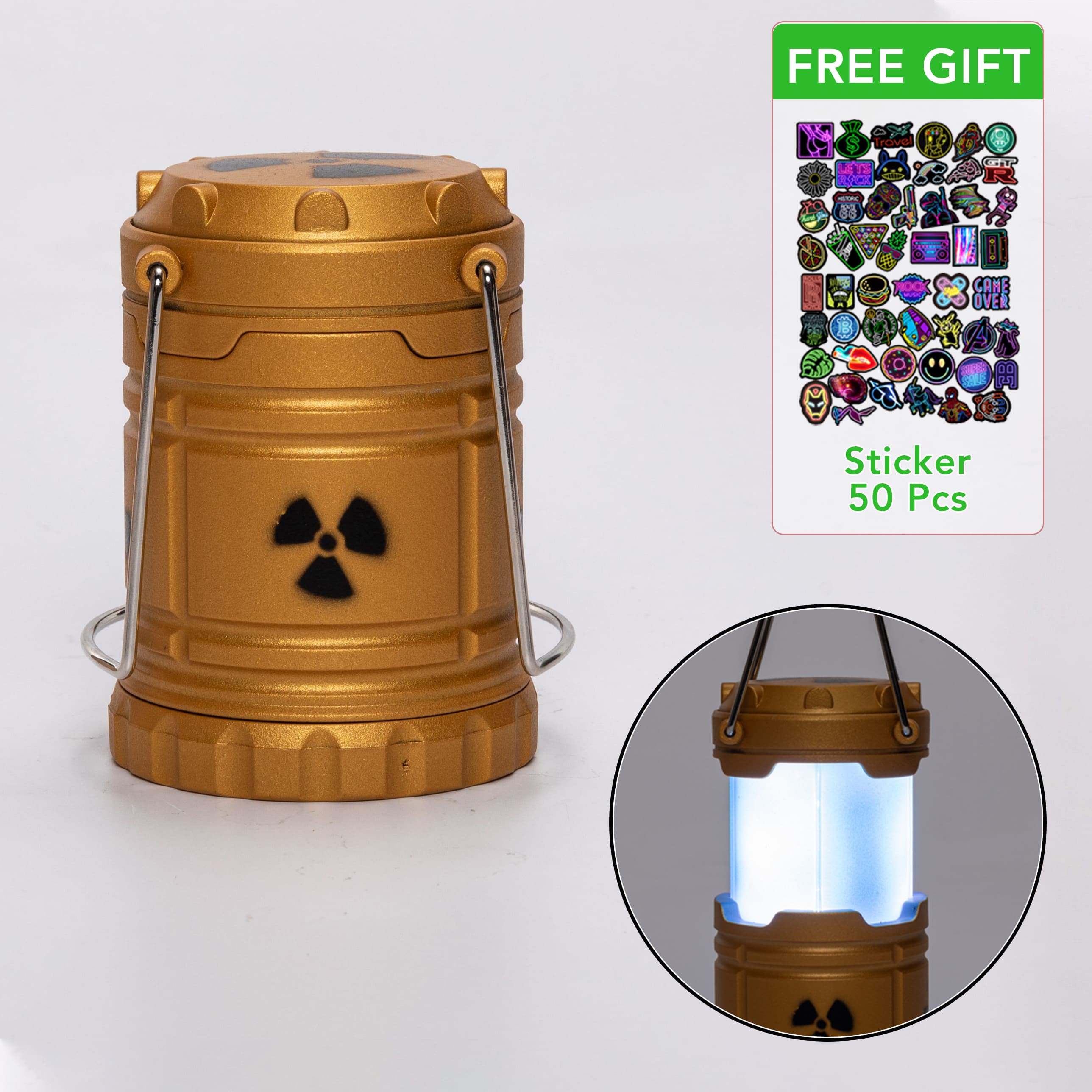 Nuclear Reactor Lantern Night Light – Industrial Sci-Fi Aesthetic
