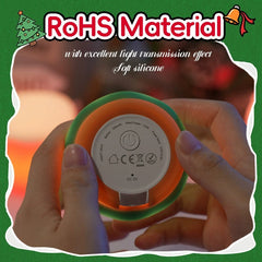 Set Christmas Edition Silicone Squishy Night Light Holiday Glow Gift-Ready Seasonal