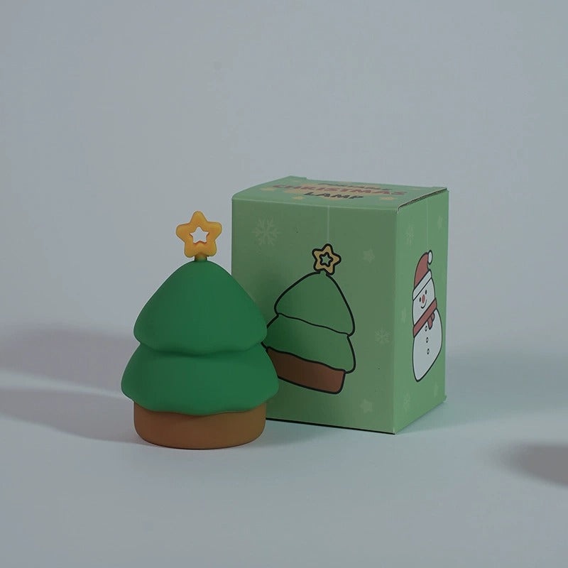 Set Christmas Edition Silicone Squishy Night Light Holiday Glow Gift-Ready Seasonal