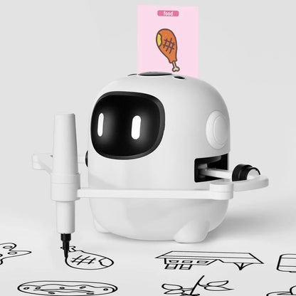 Drawing Robot Montessori Educational Toy for Creative Learning & Fun for Boys & Girls Ages 3-8 Gift