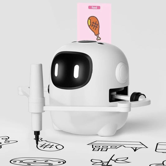 Drawing Robot Montessori Educational Toy for Creative Learning & Fun for Boys & Girls Ages 3-8 Gift