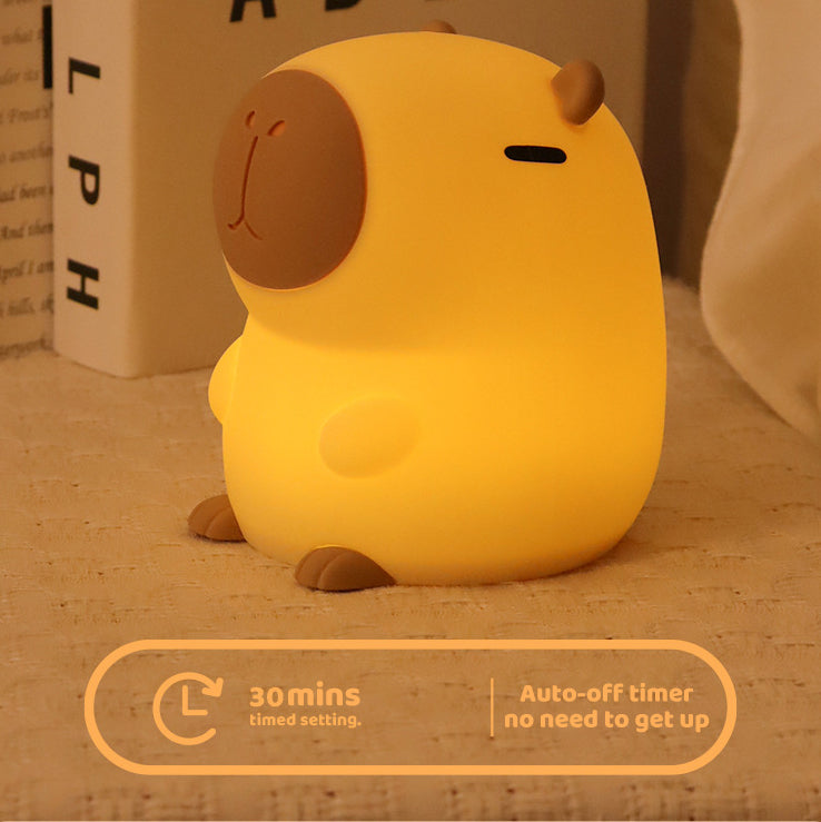 MeWaii® Capybara Squishy Nachtlicht – Perfektes Geschenk 🎁