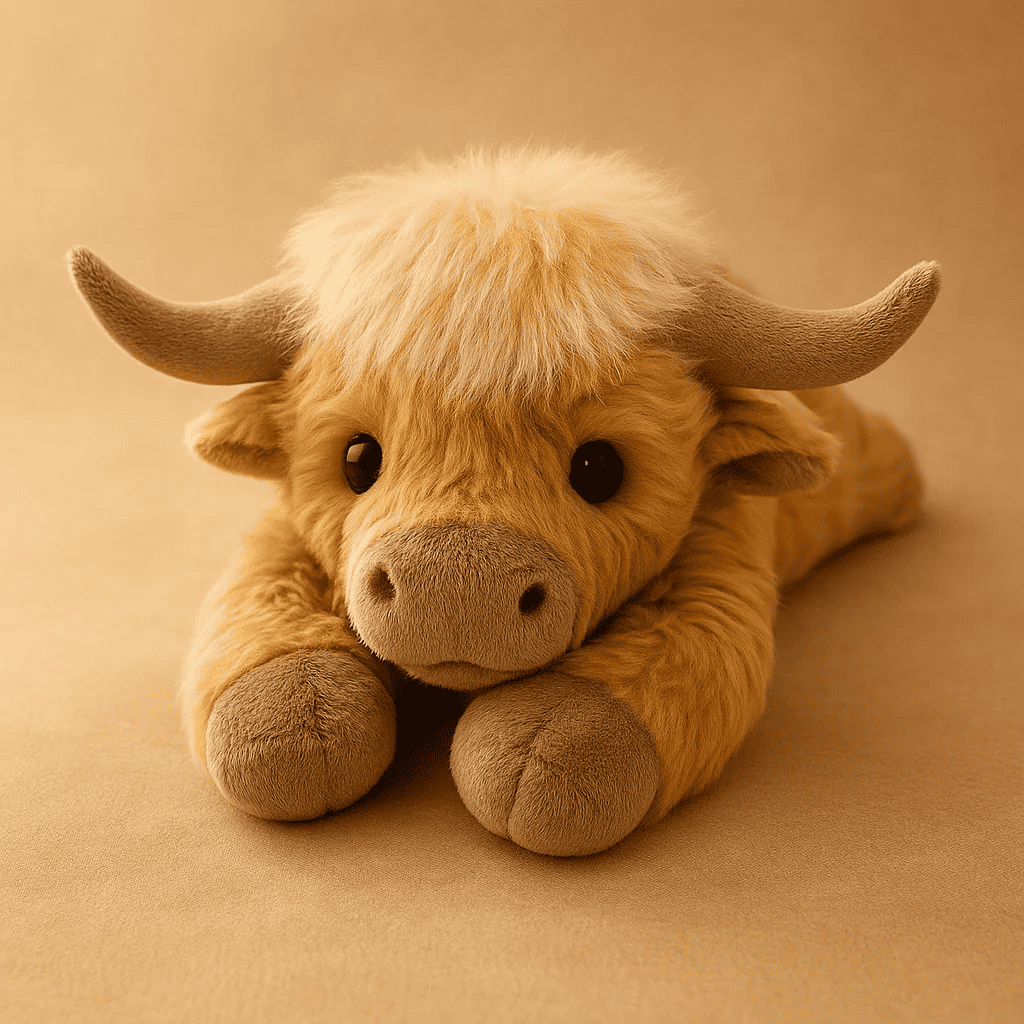 Highland Cow Plush Cattle Stuffed Animals, Microwavable, Pain Stress Relief, Anxiety, Women Kid Bedtime Best Gift