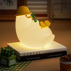Beer Duck Silicone Night Light Relaxed Animal Lamp Phone Holder Bottle Bar Decor Perfect Gift