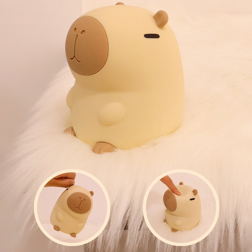 MeWaii® Capybara Squishy Nachtlicht – Perfektes Geschenk 🎁