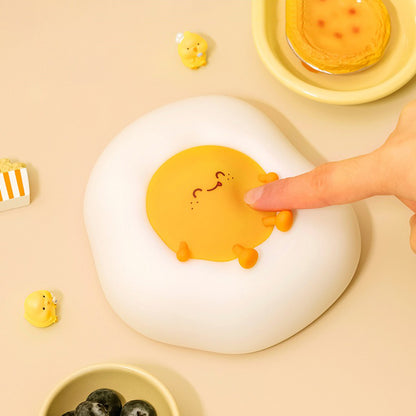 Egg Silicone Squishy Night Light Design for Bedroom Desk Room Home Decor Perfet Gift