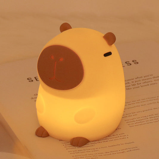 Adorable Capybara Squishy Night LED Lamp