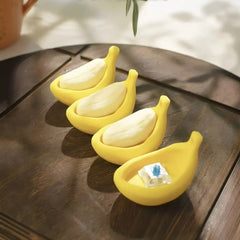 Banana Keycap Fidget Toy – Reusable Press-to-Relax Keychain