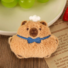 Capybara Food-Themed Mini Hanging Charms – Cute Capybara Bread & Chef Collection