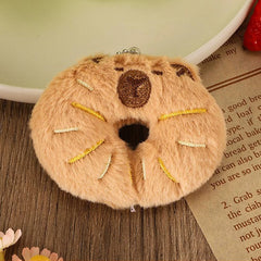 Capybara Food-Themed Mini Hanging Charms – Cute Capybara Bread & Chef Collection